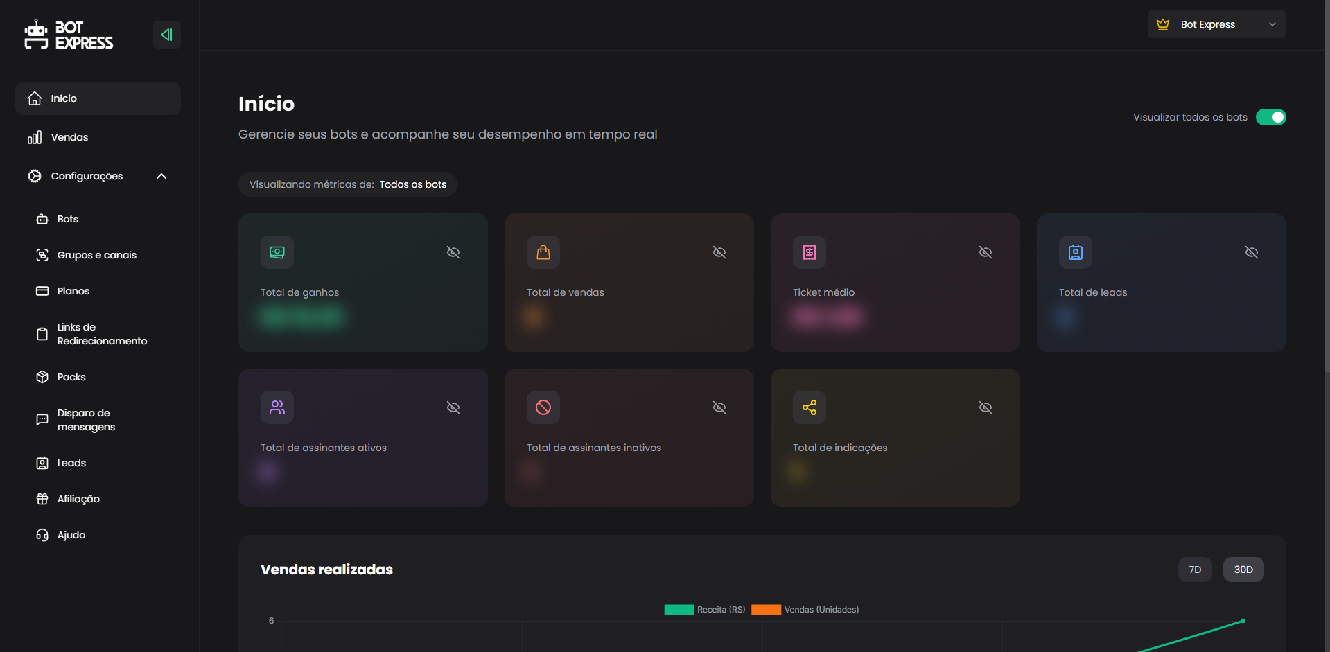 Bot Express Dashboard